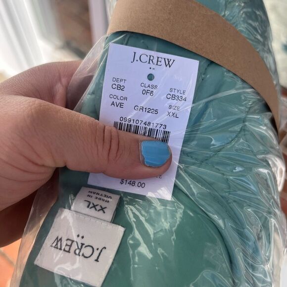 J Crew Quilted Heart Jacket NWT - Picture 9 of 13